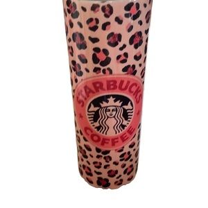 Custom StarBucks Pink Leopard 20oz Tumbler